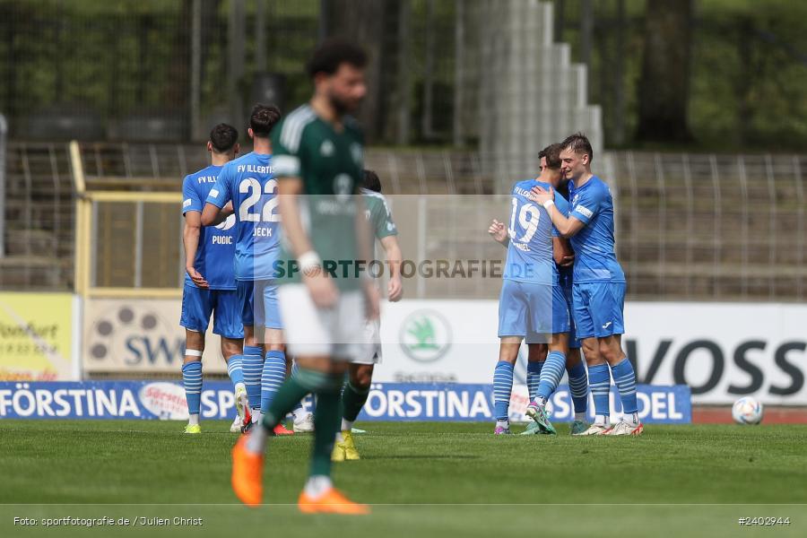 action, Sport, Schweinfurt, Sachs-Stadion, Regionalliga Bayern, Fussball, FVI, FV Illertissen, FCS, BFV, April 2024, 29. Spieltag, 13.04.2024, 1. FC Schweinfurt 1905 - Bild-ID: 2402944