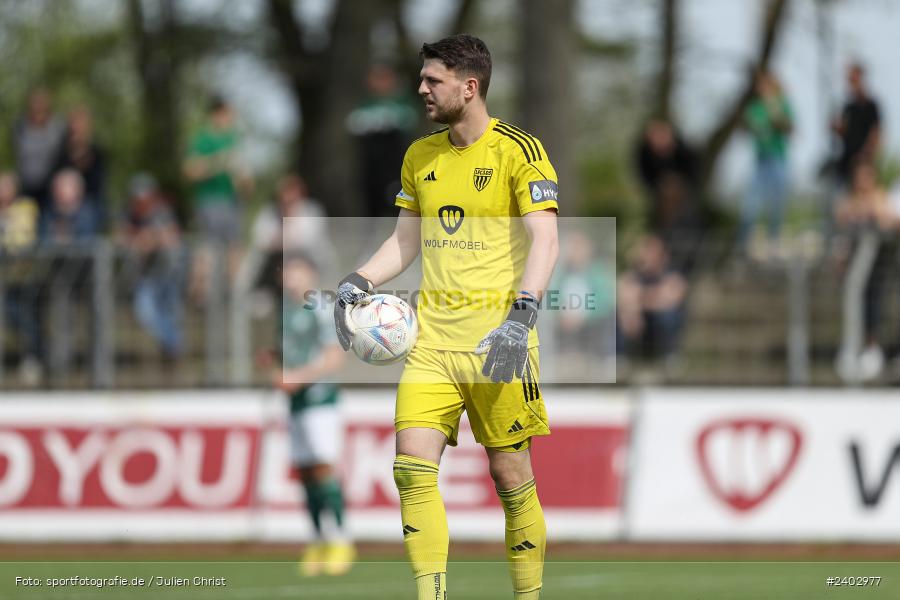 action, Sport, Schweinfurt, Sachs-Stadion, Regionalliga Bayern, Fussball, FVI, FV Illertissen, FCS, BFV, April 2024, 29. Spieltag, 13.04.2024, 1. FC Schweinfurt 1905 - Bild-ID: 2402977