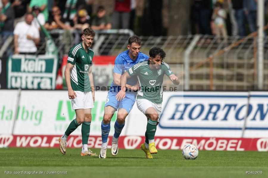 action, Sport, Schweinfurt, Sachs-Stadion, Regionalliga Bayern, Fussball, FVI, FV Illertissen, FCS, BFV, April 2024, 29. Spieltag, 13.04.2024, 1. FC Schweinfurt 1905 - Bild-ID: 2402978