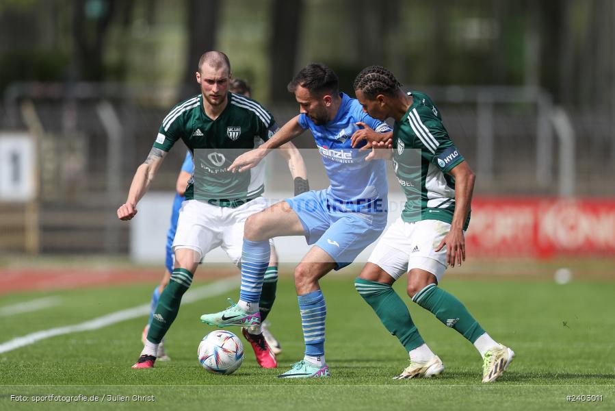 action, Sport, Schweinfurt, Sachs-Stadion, Regionalliga Bayern, Fussball, FVI, FV Illertissen, FCS, BFV, April 2024, 29. Spieltag, 13.04.2024, 1. FC Schweinfurt 1905 - Bild-ID: 2403011