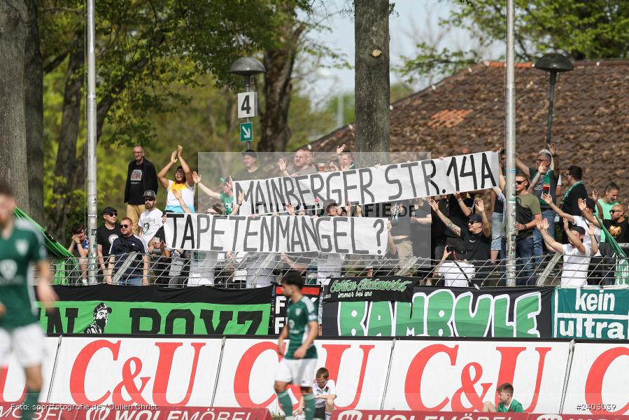 action, Sport, Schweinfurt, Sachs-Stadion, Regionalliga Bayern, Fussball, FVI, FV Illertissen, FCS, BFV, April 2024, 29. Spieltag, 13.04.2024, 1. FC Schweinfurt 1905 - Bild-ID: 2403039