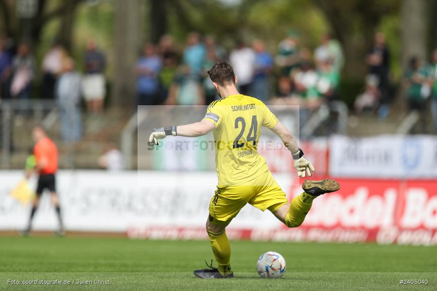 action, Sport, Schweinfurt, Sachs-Stadion, Regionalliga Bayern, Fussball, FVI, FV Illertissen, FCS, BFV, April 2024, 29. Spieltag, 13.04.2024, 1. FC Schweinfurt 1905 - Bild-ID: 2403040