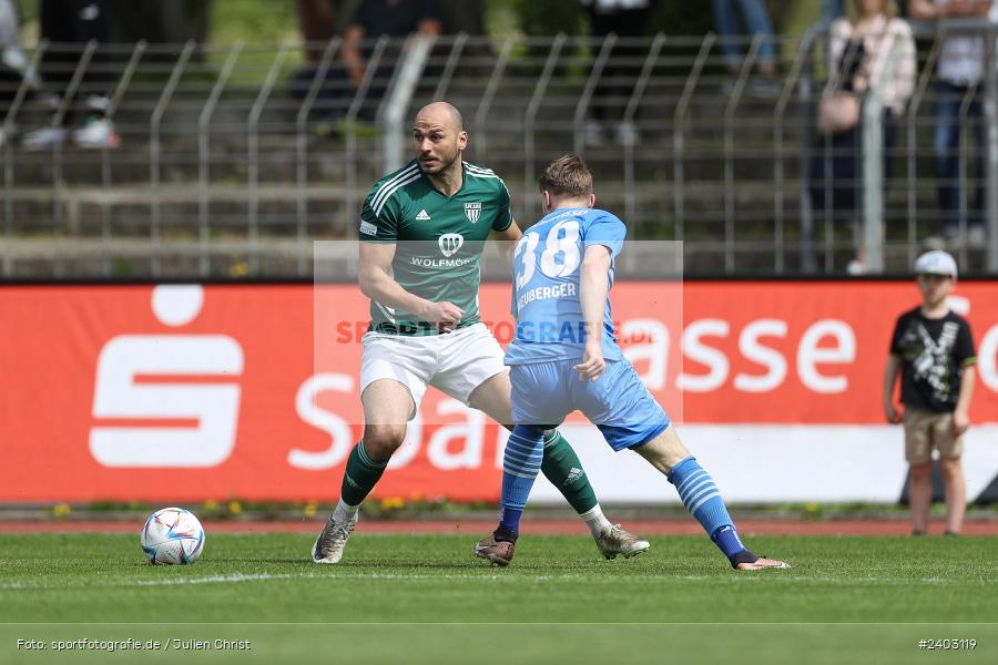 action, Sport, Schweinfurt, Sachs-Stadion, Regionalliga Bayern, Fussball, FVI, FV Illertissen, FCS, BFV, April 2024, 29. Spieltag, 13.04.2024, 1. FC Schweinfurt 1905 - Bild-ID: 2403119