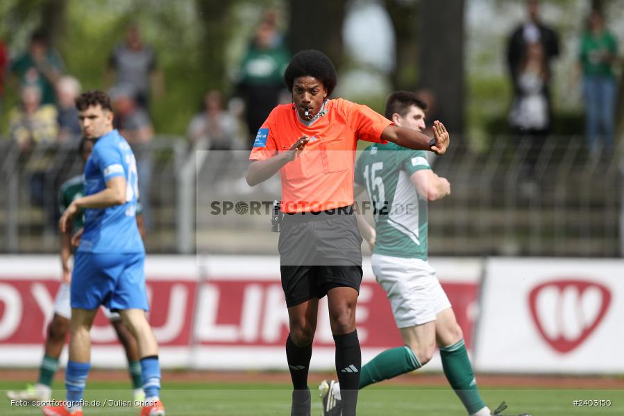 action, Sport, Schweinfurt, Sachs-Stadion, Regionalliga Bayern, Fussball, FVI, FV Illertissen, FCS, BFV, April 2024, 29. Spieltag, 13.04.2024, 1. FC Schweinfurt 1905 - Bild-ID: 2403150