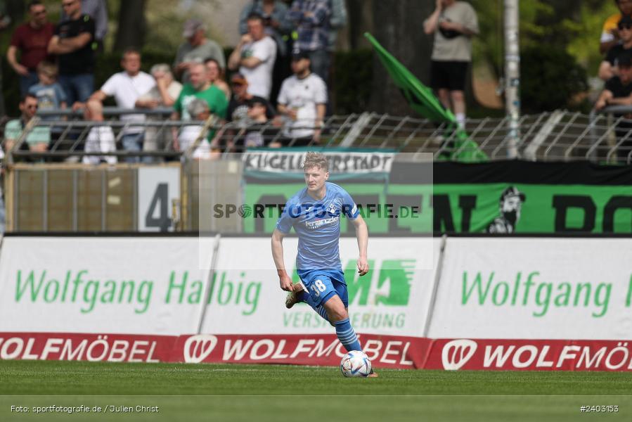 action, Sport, Schweinfurt, Sachs-Stadion, Regionalliga Bayern, Fussball, FVI, FV Illertissen, FCS, BFV, April 2024, 29. Spieltag, 13.04.2024, 1. FC Schweinfurt 1905 - Bild-ID: 2403153