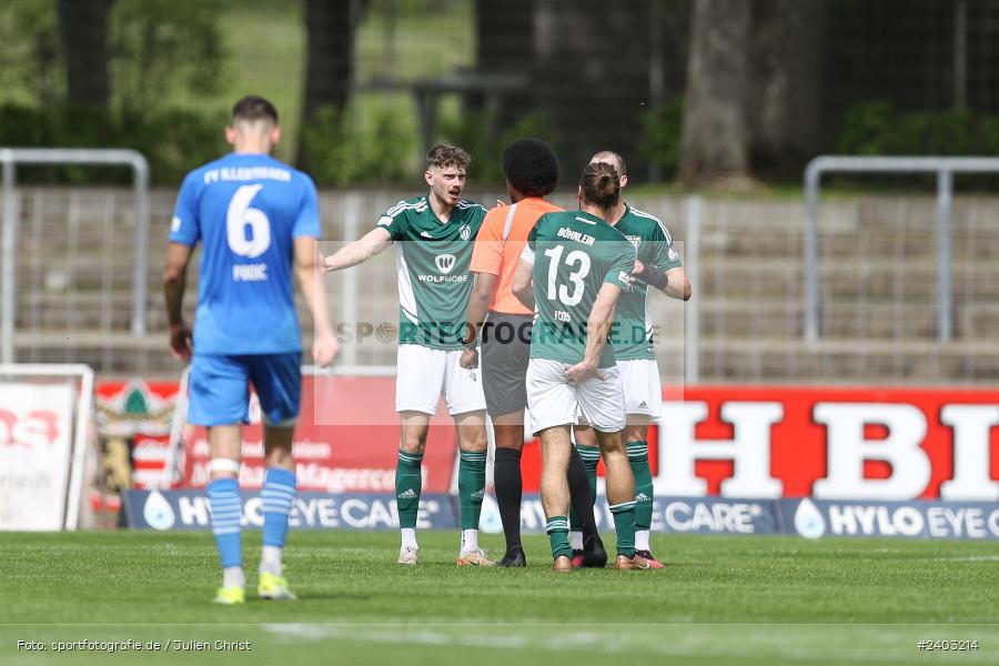 action, Sport, Schweinfurt, Sachs-Stadion, Regionalliga Bayern, Fussball, FVI, FV Illertissen, FCS, BFV, April 2024, 29. Spieltag, 13.04.2024, 1. FC Schweinfurt 1905 - Bild-ID: 2403214