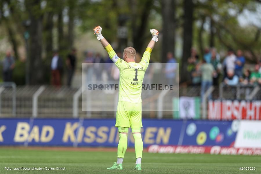action, Sport, Schweinfurt, Sachs-Stadion, Regionalliga Bayern, Fussball, FVI, FV Illertissen, FCS, BFV, April 2024, 29. Spieltag, 13.04.2024, 1. FC Schweinfurt 1905 - Bild-ID: 2403220