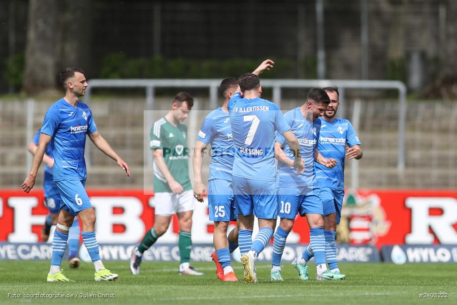 action, Sport, Schweinfurt, Sachs-Stadion, Regionalliga Bayern, Fussball, FVI, FV Illertissen, FCS, BFV, April 2024, 29. Spieltag, 13.04.2024, 1. FC Schweinfurt 1905 - Bild-ID: 2403222