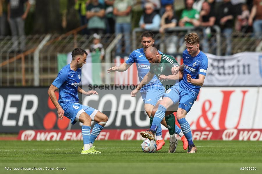 action, Sport, Schweinfurt, Sachs-Stadion, Regionalliga Bayern, Fussball, FVI, FV Illertissen, FCS, BFV, April 2024, 29. Spieltag, 13.04.2024, 1. FC Schweinfurt 1905 - Bild-ID: 2403236