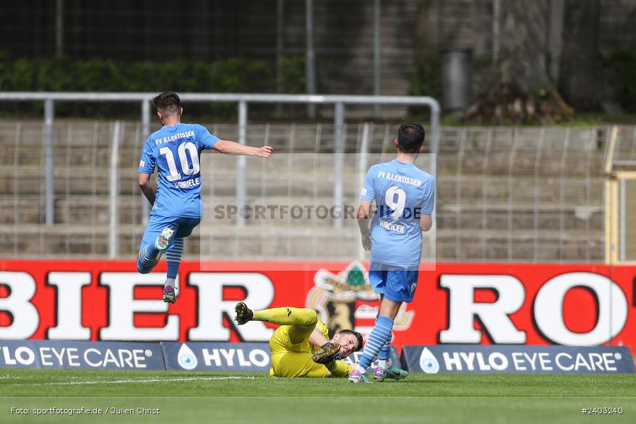 action, Sport, Schweinfurt, Sachs-Stadion, Regionalliga Bayern, Fussball, FVI, FV Illertissen, FCS, BFV, April 2024, 29. Spieltag, 13.04.2024, 1. FC Schweinfurt 1905 - Bild-ID: 2403240