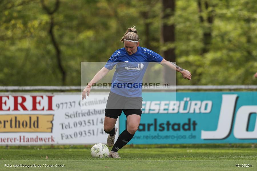 Sportgelände, Adelsberg, 13.04.2024, sport, action, BFV, Fussball, April 2024, 11. Spieltag, Frauen BOL, DJK, FCK, DJK Schweinfurt, FC Karsbach - Bild-ID: 2403254
