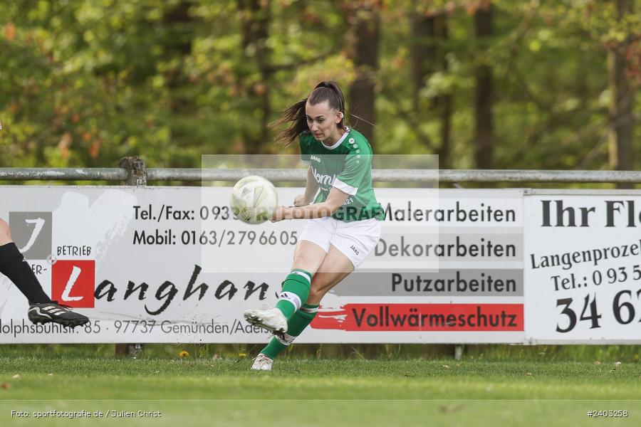 Sportgelände, Adelsberg, 13.04.2024, sport, action, BFV, Fussball, April 2024, 11. Spieltag, Frauen BOL, DJK, FCK, DJK Schweinfurt, FC Karsbach - Bild-ID: 2403258
