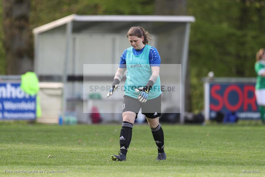 Sportgelände, Adelsberg, 13.04.2024, sport, action, BFV, Fussball, April 2024, 11. Spieltag, Frauen BOL, DJK, FCK, DJK Schweinfurt, FC Karsbach - Bild-ID: 2403263