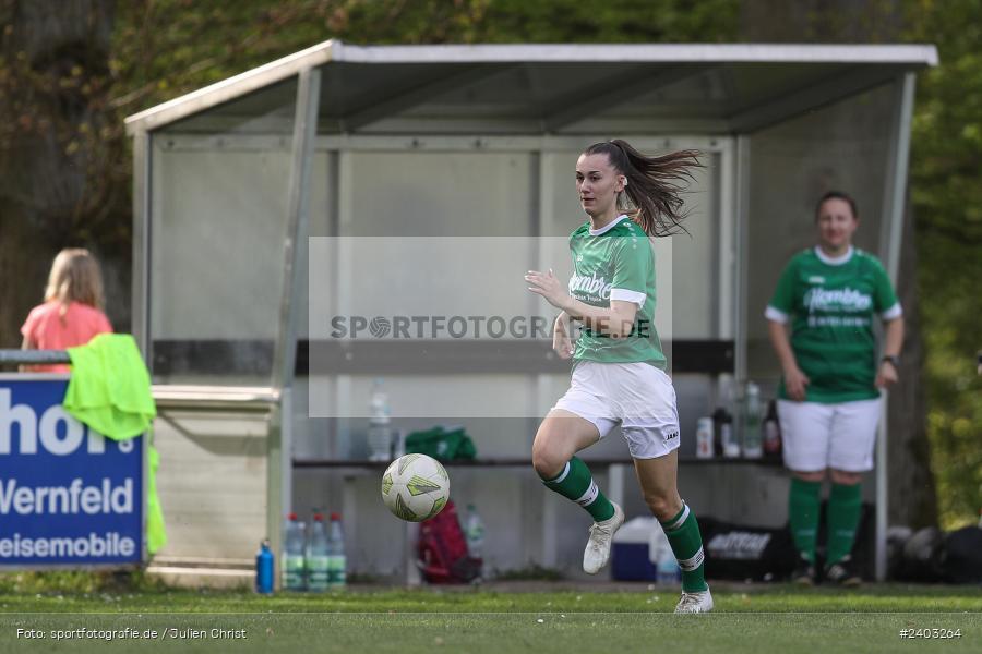 Sportgelände, Adelsberg, 13.04.2024, sport, action, BFV, Fussball, April 2024, 11. Spieltag, Frauen BOL, DJK, FCK, DJK Schweinfurt, FC Karsbach - Bild-ID: 2403264