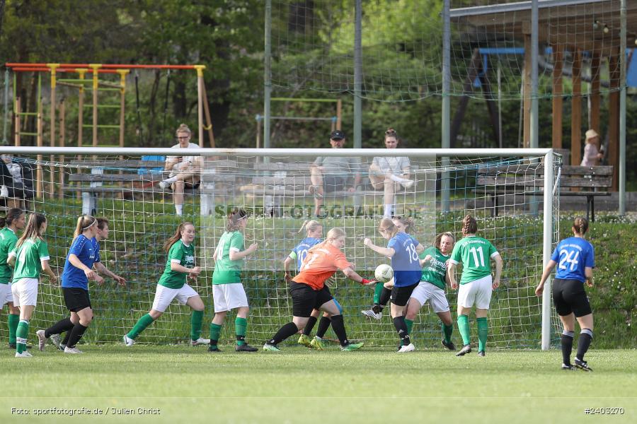 Sportgelände, Adelsberg, 13.04.2024, sport, action, BFV, Fussball, April 2024, 11. Spieltag, Frauen BOL, DJK, FCK, DJK Schweinfurt, FC Karsbach - Bild-ID: 2403270
