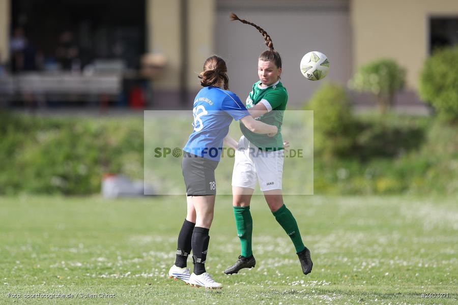 Sportgelände, Adelsberg, 13.04.2024, sport, action, BFV, Fussball, April 2024, 11. Spieltag, Frauen BOL, DJK, FCK, DJK Schweinfurt, FC Karsbach - Bild-ID: 2403271