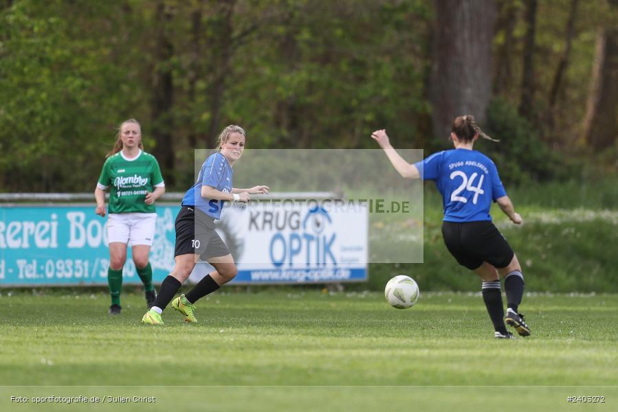 Sportgelände, Adelsberg, 13.04.2024, sport, action, BFV, Fussball, April 2024, 11. Spieltag, Frauen BOL, DJK, FCK, DJK Schweinfurt, FC Karsbach - Bild-ID: 2403272