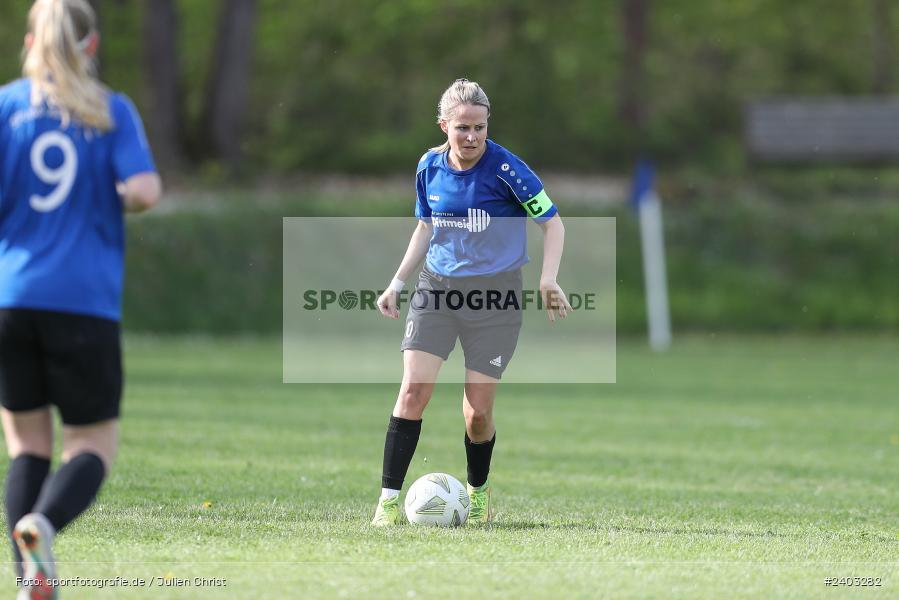 Sportgelände, Adelsberg, 13.04.2024, sport, action, BFV, Fussball, April 2024, 11. Spieltag, Frauen BOL, DJK, FCK, DJK Schweinfurt, FC Karsbach - Bild-ID: 2403282