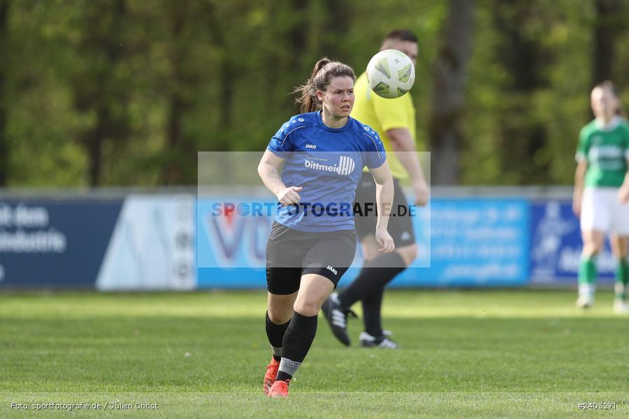 Sportgelände, Adelsberg, 13.04.2024, sport, action, BFV, Fussball, April 2024, 11. Spieltag, Frauen BOL, DJK, FCK, DJK Schweinfurt, FC Karsbach - Bild-ID: 2403291