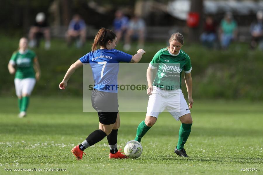 Sportgelände, Adelsberg, 13.04.2024, sport, action, BFV, Fussball, April 2024, 11. Spieltag, Frauen BOL, DJK, FCK, DJK Schweinfurt, FC Karsbach - Bild-ID: 2403296 Sportgelände, Adelsberg, 13.04.2024, sport, action, BFV, Fussball, April 2024, 11. Spieltag, Frauen BOL, DJK, FCK, DJK Schweinfurt, FC Karsbach - Bild-ID: 2403296