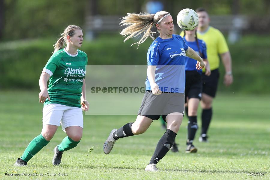 Sportgelände, Adelsberg, 13.04.2024, sport, action, BFV, Fussball, April 2024, 11. Spieltag, Frauen BOL, DJK, FCK, DJK Schweinfurt, FC Karsbach - Bild-ID: 2403303 Sportgelände, Adelsberg, 13.04.2024, sport, action, BFV, Fussball, April 2024, 11. Spieltag, Frauen BOL, DJK, FCK, DJK Schweinfurt, FC Karsbach - Bild-ID: 2403303