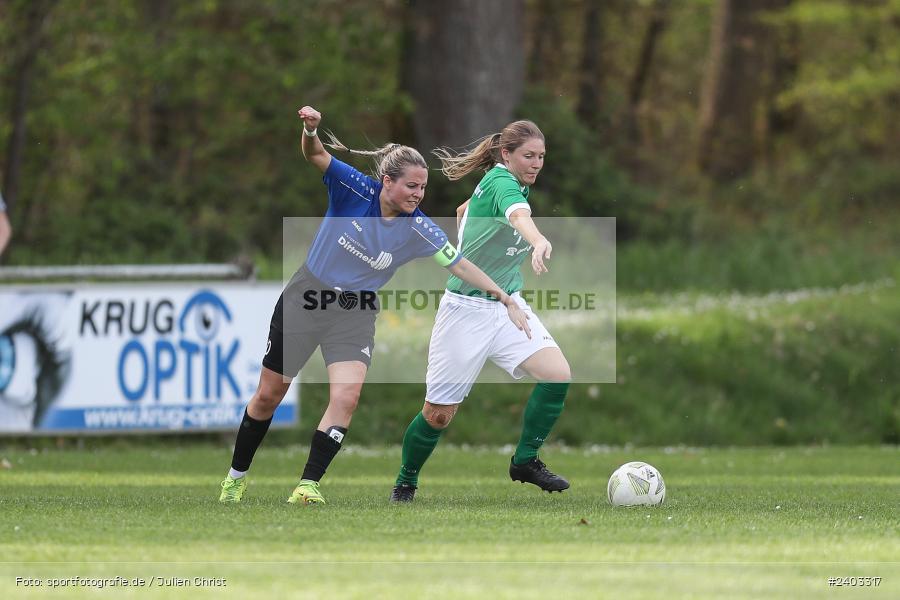Sportgelände, Adelsberg, 13.04.2024, sport, action, BFV, Fussball, April 2024, 11. Spieltag, Frauen BOL, DJK, FCK, DJK Schweinfurt, FC Karsbach - Bild-ID: 2403317 Sportgelände, Adelsberg, 13.04.2024, sport, action, BFV, Fussball, April 2024, 11. Spieltag, Frauen BOL, DJK, FCK, DJK Schweinfurt, FC Karsbach - Bild-ID: 2403317