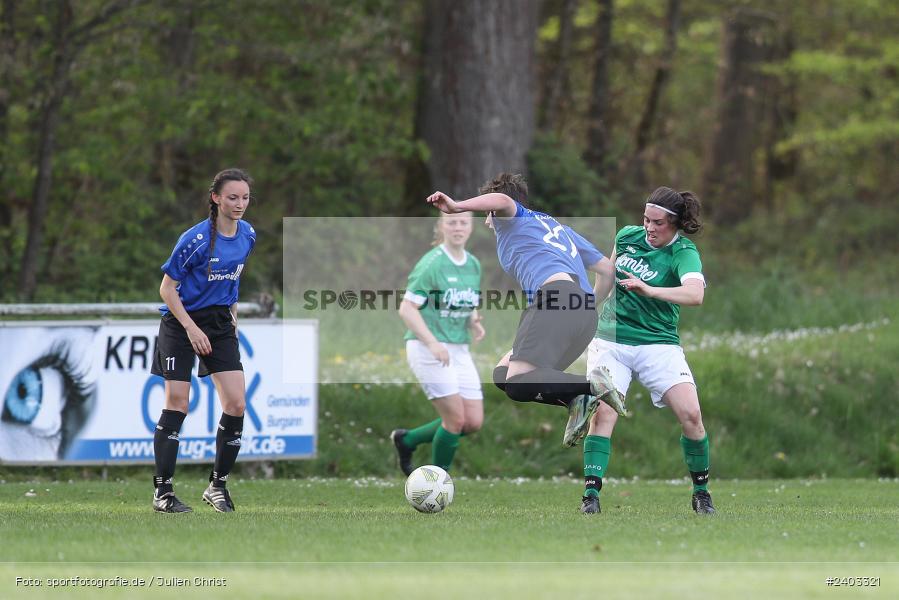 Sportgelände, Adelsberg, 13.04.2024, sport, action, BFV, Fussball, April 2024, 11. Spieltag, Frauen BOL, DJK, FCK, DJK Schweinfurt, FC Karsbach - Bild-ID: 2403321