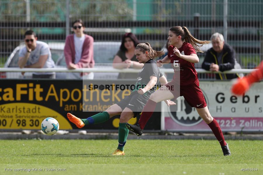 Sportgelände, Karlstadt, 14.04.2024, sport, action, BFV, Fussball, April 2024, 11. Spieltag, Bezirksliga Frauen 01, TSV, FVK, TSV Mainaschaff, FV Karlstadt - Bild-ID: 2403339