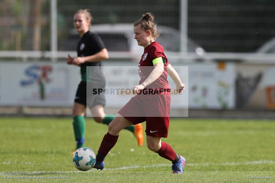 Sportgelände, Karlstadt, 14.04.2024, sport, action, BFV, Fussball, April 2024, 11. Spieltag, Bezirksliga Frauen 01, TSV, FVK, TSV Mainaschaff, FV Karlstadt - Bild-ID: 2403348 Sportgelände, Karlstadt, 14.04.2024, sport, action, BFV, Fussball, April 2024, 11. Spieltag, Bezirksliga Frauen 01, TSV, FVK, TSV Mainaschaff, FV Karlstadt - Bild-ID: 2403348