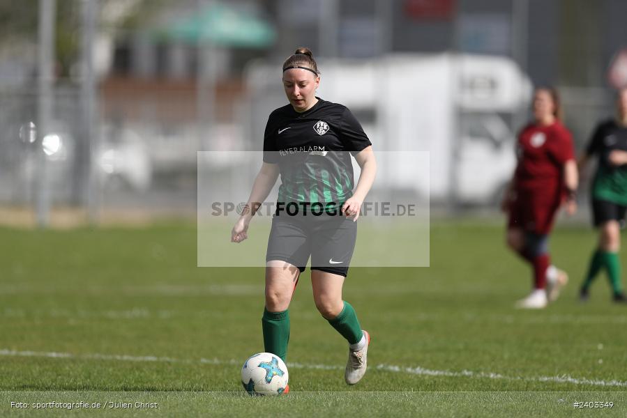 Sportgelände, Karlstadt, 14.04.2024, sport, action, BFV, Fussball, April 2024, 11. Spieltag, Bezirksliga Frauen 01, TSV, FVK, TSV Mainaschaff, FV Karlstadt - Bild-ID: 2403349 Sportgelände, Karlstadt, 14.04.2024, sport, action, BFV, Fussball, April 2024, 11. Spieltag, Bezirksliga Frauen 01, TSV, FVK, TSV Mainaschaff, FV Karlstadt - Bild-ID: 2403349
