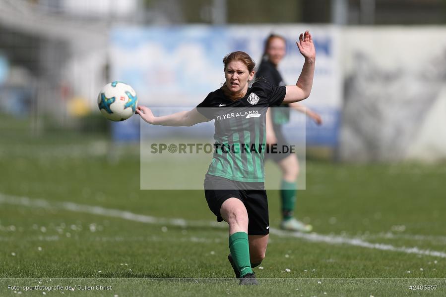 Sportgelände, Karlstadt, 14.04.2024, sport, action, BFV, Fussball, April 2024, 11. Spieltag, Bezirksliga Frauen 01, TSV, FVK, TSV Mainaschaff, FV Karlstadt - Bild-ID: 2403357 Sportgelände, Karlstadt, 14.04.2024, sport, action, BFV, Fussball, April 2024, 11. Spieltag, Bezirksliga Frauen 01, TSV, FVK, TSV Mainaschaff, FV Karlstadt - Bild-ID: 2403357