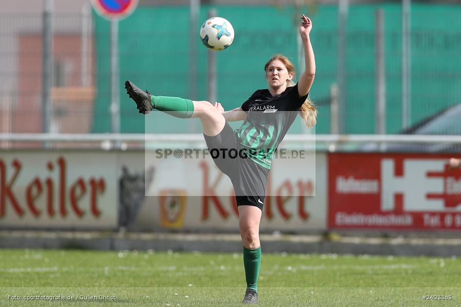 Sportgelände, Karlstadt, 14.04.2024, sport, action, BFV, Fussball, April 2024, 11. Spieltag, Bezirksliga Frauen 01, TSV, FVK, TSV Mainaschaff, FV Karlstadt - Bild-ID: 2403363 Sportgelände, Karlstadt, 14.04.2024, sport, action, BFV, Fussball, April 2024, 11. Spieltag, Bezirksliga Frauen 01, TSV, FVK, TSV Mainaschaff, FV Karlstadt - Bild-ID: 2403363