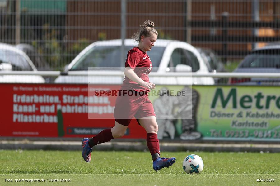 Sportgelände, Karlstadt, 14.04.2024, sport, action, BFV, Fussball, April 2024, 11. Spieltag, Bezirksliga Frauen 01, TSV, FVK, TSV Mainaschaff, FV Karlstadt - Bild-ID: 2403365 Sportgelände, Karlstadt, 14.04.2024, sport, action, BFV, Fussball, April 2024, 11. Spieltag, Bezirksliga Frauen 01, TSV, FVK, TSV Mainaschaff, FV Karlstadt - Bild-ID: 2403365