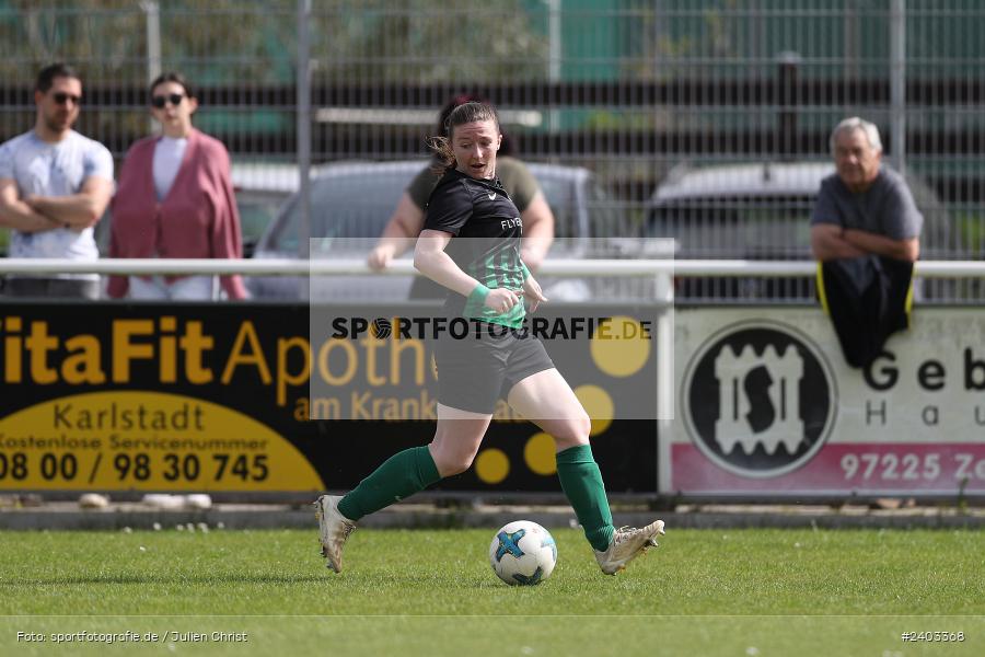 Sportgelände, Karlstadt, 14.04.2024, sport, action, BFV, Fussball, April 2024, 11. Spieltag, Bezirksliga Frauen 01, TSV, FVK, TSV Mainaschaff, FV Karlstadt - Bild-ID: 2403368 Sportgelände, Karlstadt, 14.04.2024, sport, action, BFV, Fussball, April 2024, 11. Spieltag, Bezirksliga Frauen 01, TSV, FVK, TSV Mainaschaff, FV Karlstadt - Bild-ID: 2403368