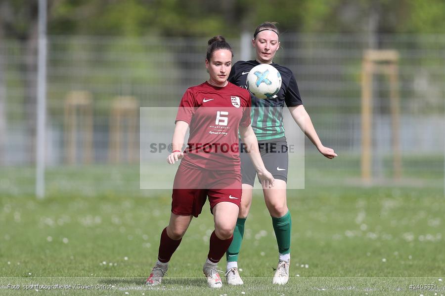 Sportgelände, Karlstadt, 14.04.2024, sport, action, BFV, Fussball, April 2024, 11. Spieltag, Bezirksliga Frauen 01, TSV, FVK, TSV Mainaschaff, FV Karlstadt - Bild-ID: 2403371