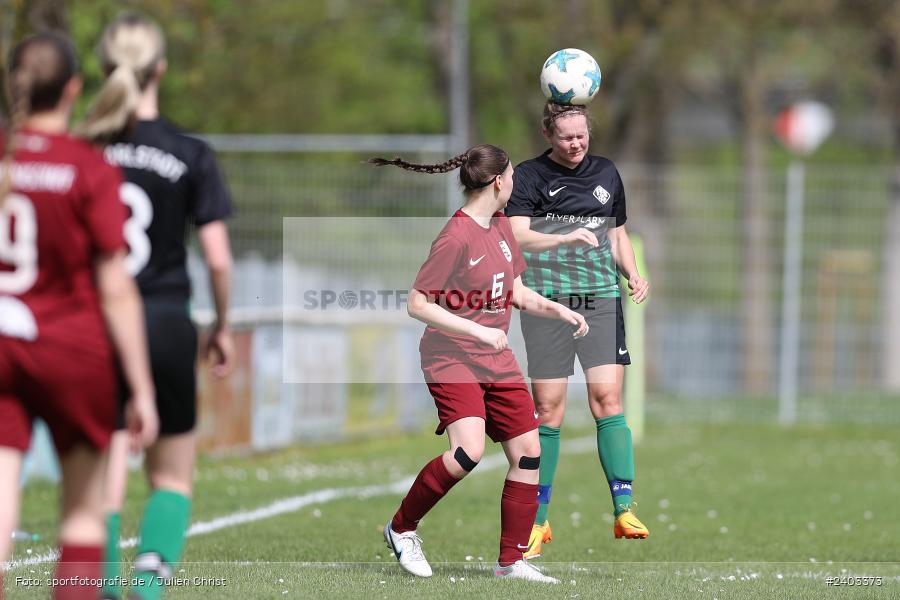 Sportgelände, Karlstadt, 14.04.2024, sport, action, BFV, Fussball, April 2024, 11. Spieltag, Bezirksliga Frauen 01, TSV, FVK, TSV Mainaschaff, FV Karlstadt - Bild-ID: 2403373 Sportgelände, Karlstadt, 14.04.2024, sport, action, BFV, Fussball, April 2024, 11. Spieltag, Bezirksliga Frauen 01, TSV, FVK, TSV Mainaschaff, FV Karlstadt - Bild-ID: 2403373
