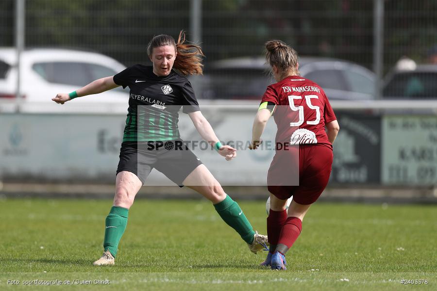 Sportgelände, Karlstadt, 14.04.2024, sport, action, BFV, Fussball, April 2024, 11. Spieltag, Bezirksliga Frauen 01, TSV, FVK, TSV Mainaschaff, FV Karlstadt - Bild-ID: 2403378
