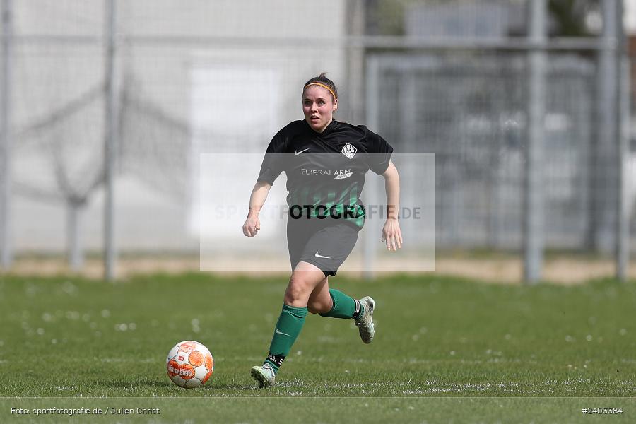 Sportgelände, Karlstadt, 14.04.2024, sport, action, BFV, Fussball, April 2024, 11. Spieltag, Bezirksliga Frauen 01, TSV, FVK, TSV Mainaschaff, FV Karlstadt - Bild-ID: 2403384