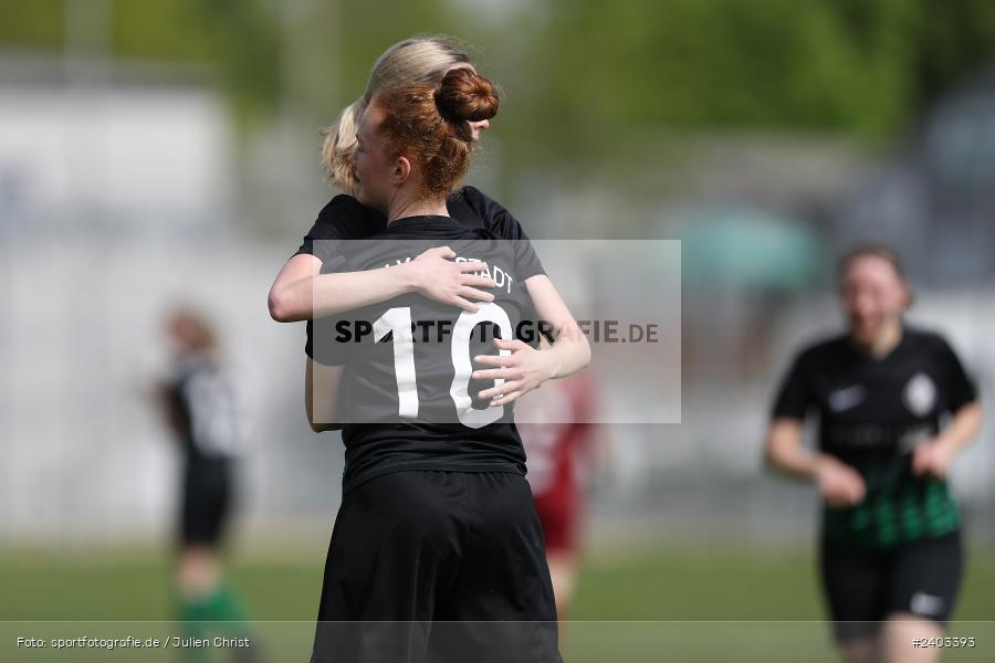 Sportgelände, Karlstadt, 14.04.2024, sport, action, BFV, Fussball, April 2024, 11. Spieltag, Bezirksliga Frauen 01, TSV, FVK, TSV Mainaschaff, FV Karlstadt - Bild-ID: 2403393