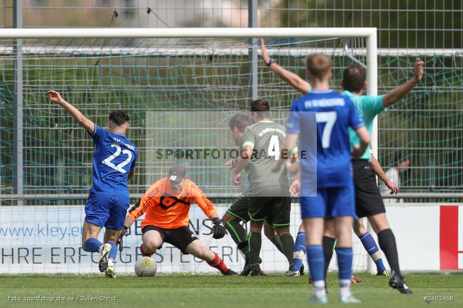 action, Würzburger FV 04 II, Würzburg, TSV Neuhütten-Wiesthal, Sport, Sepp-Endres-Sportanlage, Kreisliga Würzburg Gr. 2, Fussball, BFV, April 2024, 25. Spieltag, 14.04.2024 - Bild-ID: 2403468
