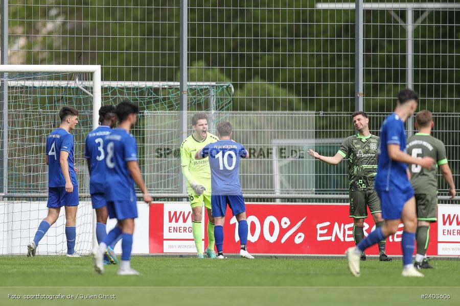 action, Würzburger FV 04 II, Würzburg, TSV Neuhütten-Wiesthal, Sport, Sepp-Endres-Sportanlage, Kreisliga Würzburg Gr. 2, Fussball, BFV, April 2024, 25. Spieltag, 14.04.2024 - Bild-ID: 2403606