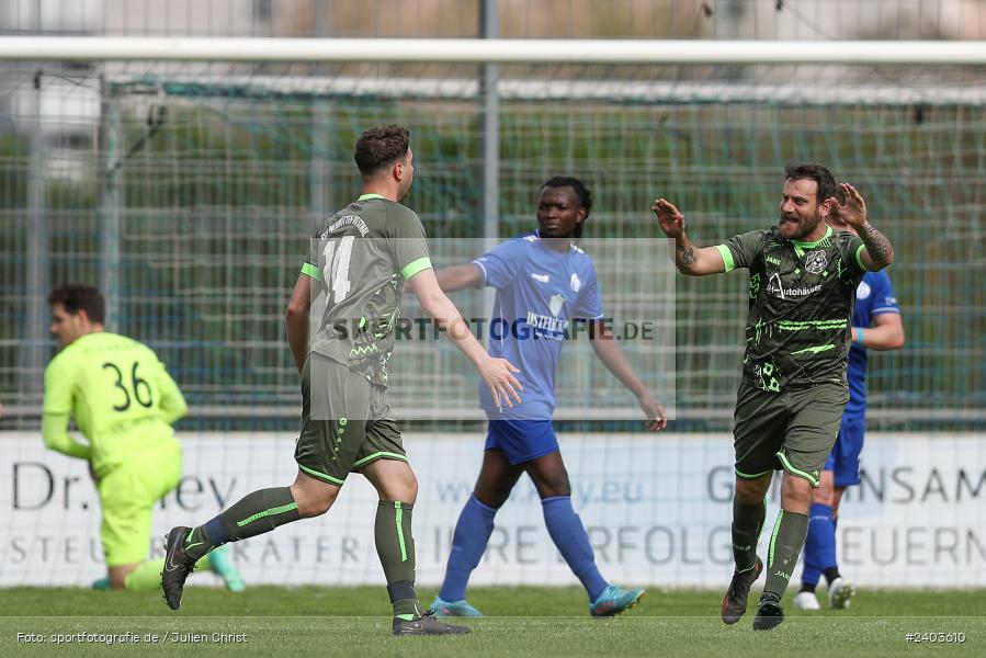action, Würzburger FV 04 II, Würzburg, TSV Neuhütten-Wiesthal, Sport, Sepp-Endres-Sportanlage, Kreisliga Würzburg Gr. 2, Fussball, BFV, April 2024, 25. Spieltag, 14.04.2024 - Bild-ID: 2403610
