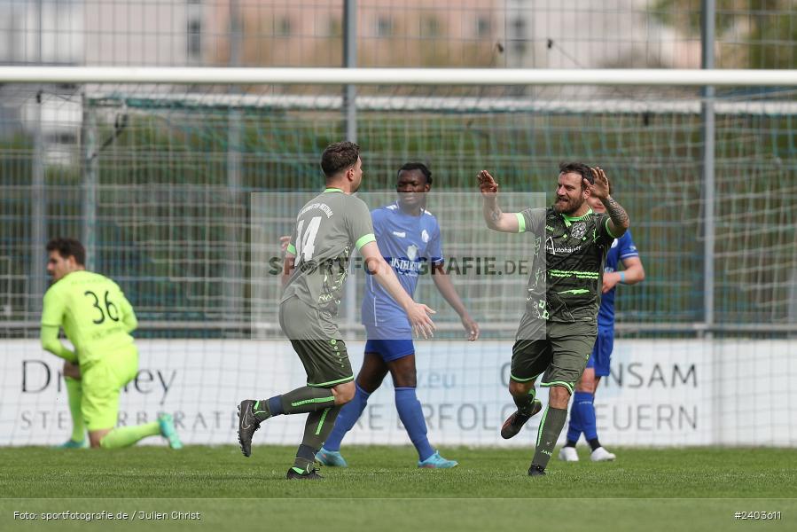 action, Würzburger FV 04 II, Würzburg, TSV Neuhütten-Wiesthal, Sport, Sepp-Endres-Sportanlage, Kreisliga Würzburg Gr. 2, Fussball, BFV, April 2024, 25. Spieltag, 14.04.2024 - Bild-ID: 2403611