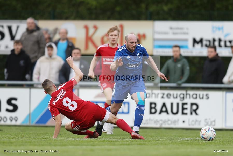 Sportgelände, Lohr, 17.04.2024, sport, action, BFV, Fussball, April 2024, 28. Spieltag, Bezirksliga Unterfranken West, SpVgg Hösbach-Bahnhof, TSV Lohr - Bild-ID: 2403734