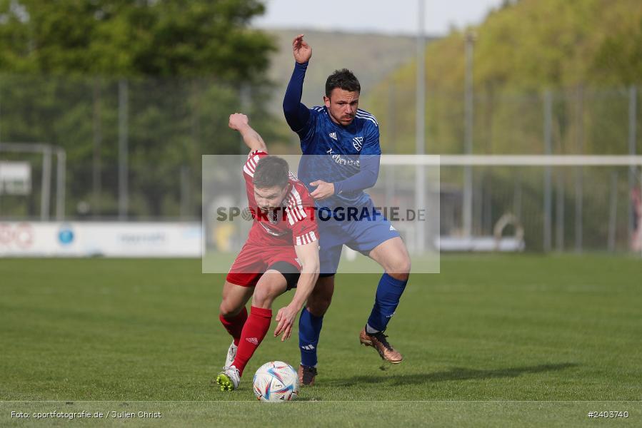 Sportgelände, Lohr, 17.04.2024, sport, action, BFV, Fussball, April 2024, 28. Spieltag, Bezirksliga Unterfranken West, SpVgg Hösbach-Bahnhof, TSV Lohr - Bild-ID: 2403740