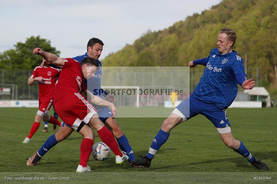 Sportgelände, Lohr, 17.04.2024, sport, action, BFV, Fussball, April 2024, 28. Spieltag, Bezirksliga Unterfranken West, SpVgg Hösbach-Bahnhof, TSV Lohr - Bild-ID: 2403744