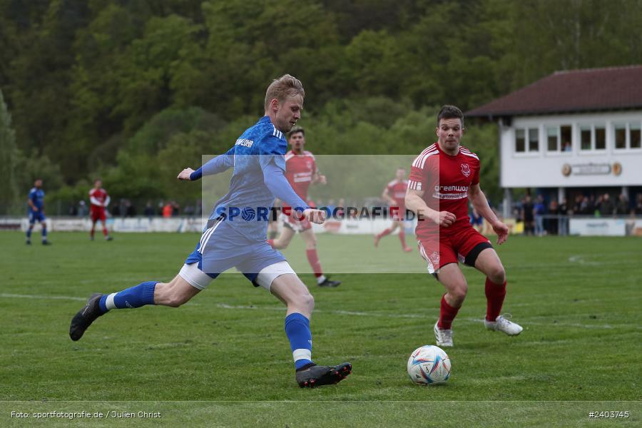 Sportgelände, Lohr, 17.04.2024, sport, action, BFV, Fussball, April 2024, 28. Spieltag, Bezirksliga Unterfranken West, SpVgg Hösbach-Bahnhof, TSV Lohr - Bild-ID: 2403745