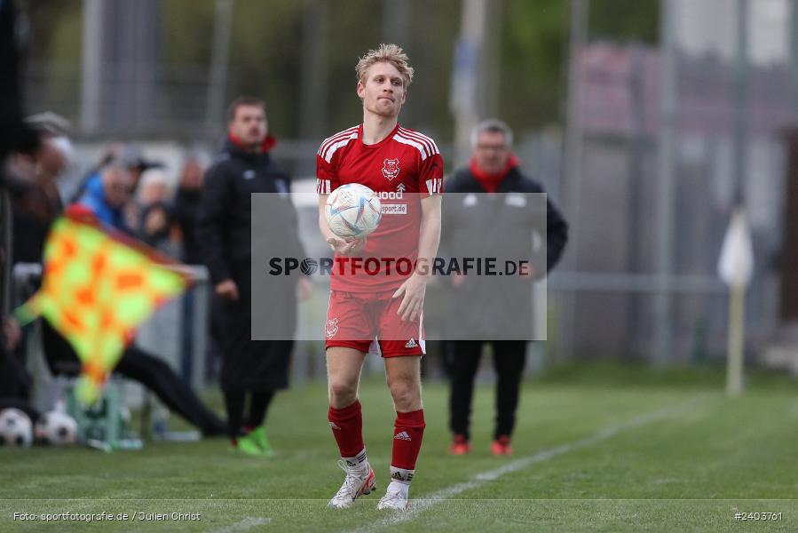 Sportgelände, Lohr, 17.04.2024, sport, action, BFV, Fussball, April 2024, 28. Spieltag, Bezirksliga Unterfranken West, SpVgg Hösbach-Bahnhof, TSV Lohr - Bild-ID: 2403761
