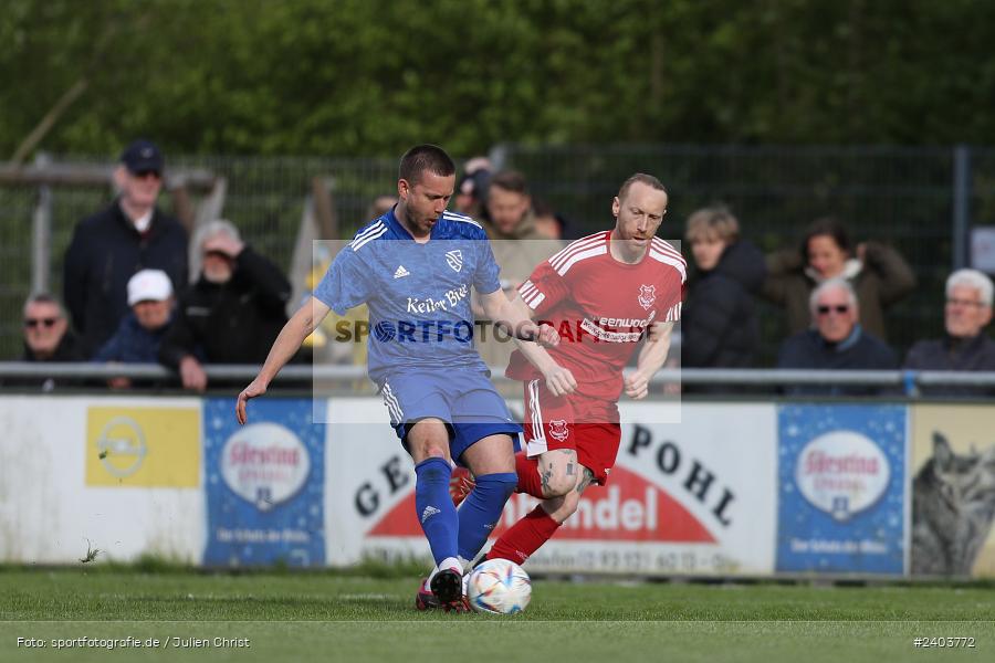 Sportgelände, Lohr, 17.04.2024, sport, action, BFV, Fussball, April 2024, 28. Spieltag, Bezirksliga Unterfranken West, SpVgg Hösbach-Bahnhof, TSV Lohr - Bild-ID: 2403772