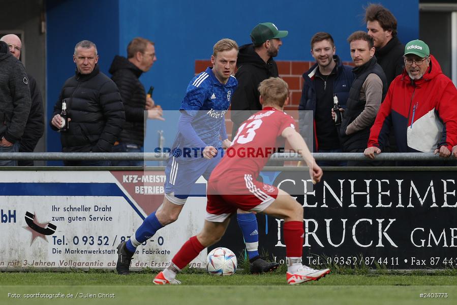 Sportgelände, Lohr, 17.04.2024, sport, action, BFV, Fussball, April 2024, 28. Spieltag, Bezirksliga Unterfranken West, SpVgg Hösbach-Bahnhof, TSV Lohr - Bild-ID: 2403773